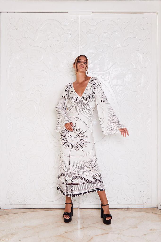 VALENCIA SILK MAXI ~ DRAGON
