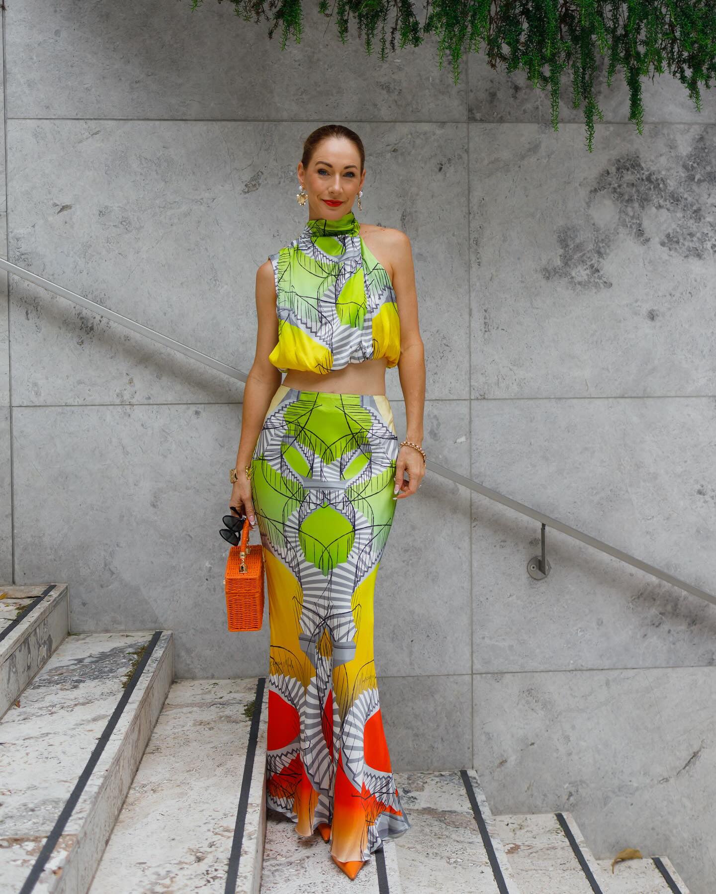 STAIRCASE SILK BLOUSE