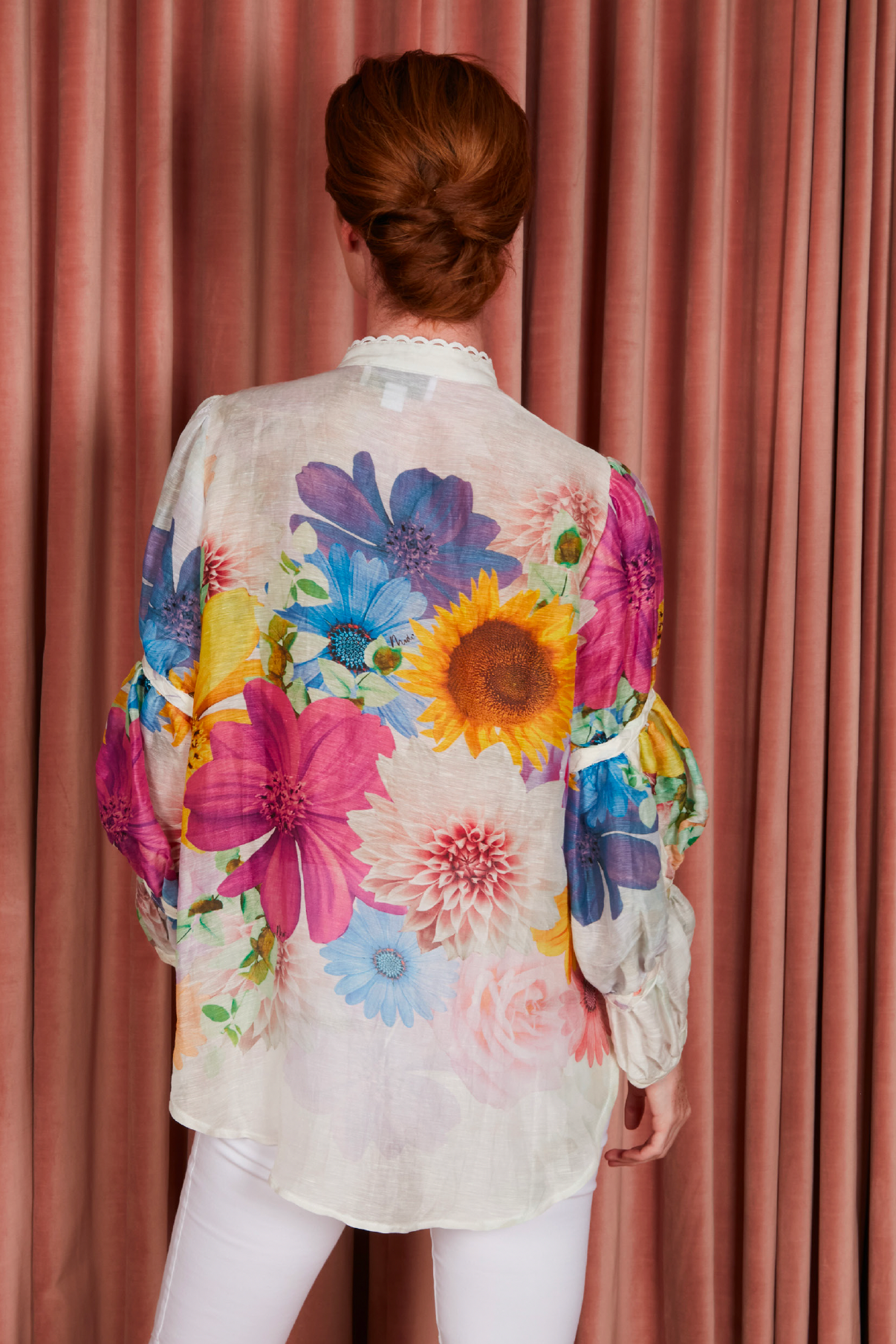 Multi Flower Blouse