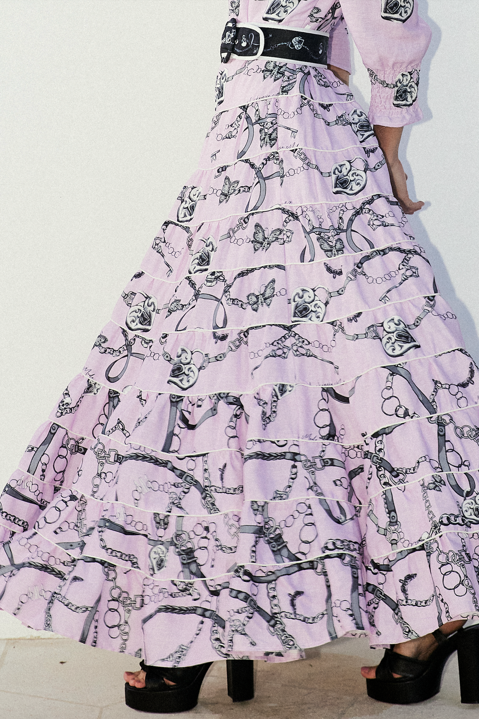 PICNIC PARTY DRESS - PASTEL PINK