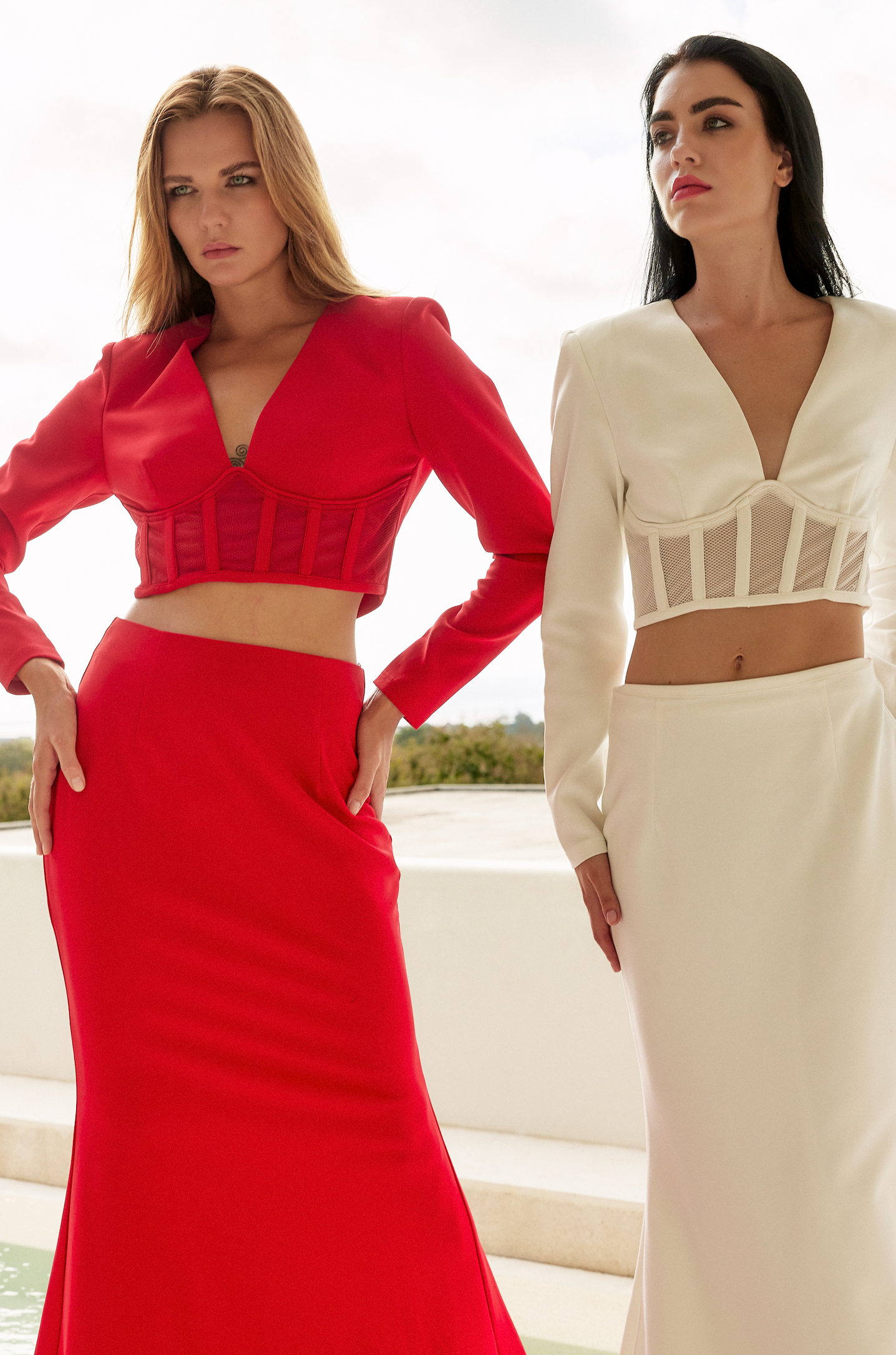 RED RUBIES MAXI SKIRT