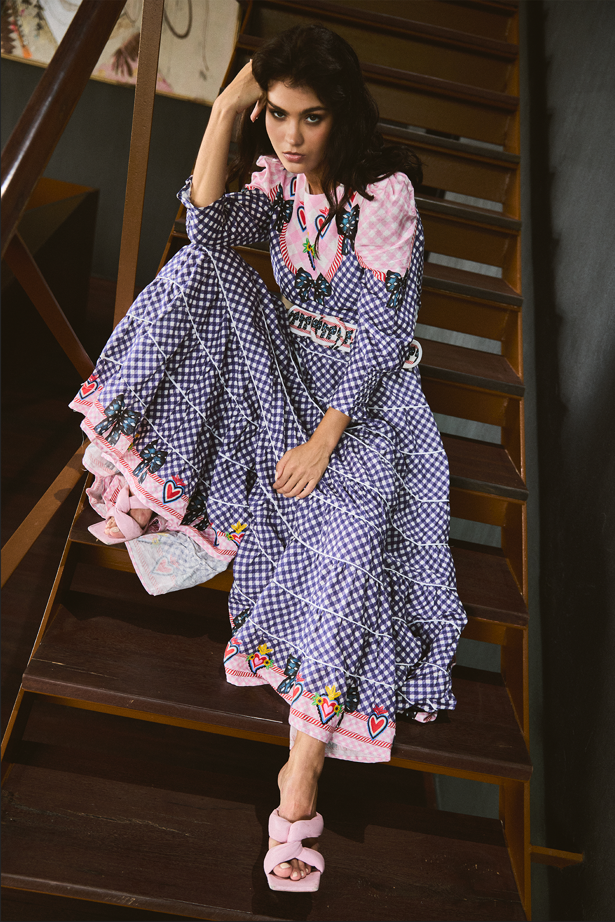 THE NAVY BOWS MAXI