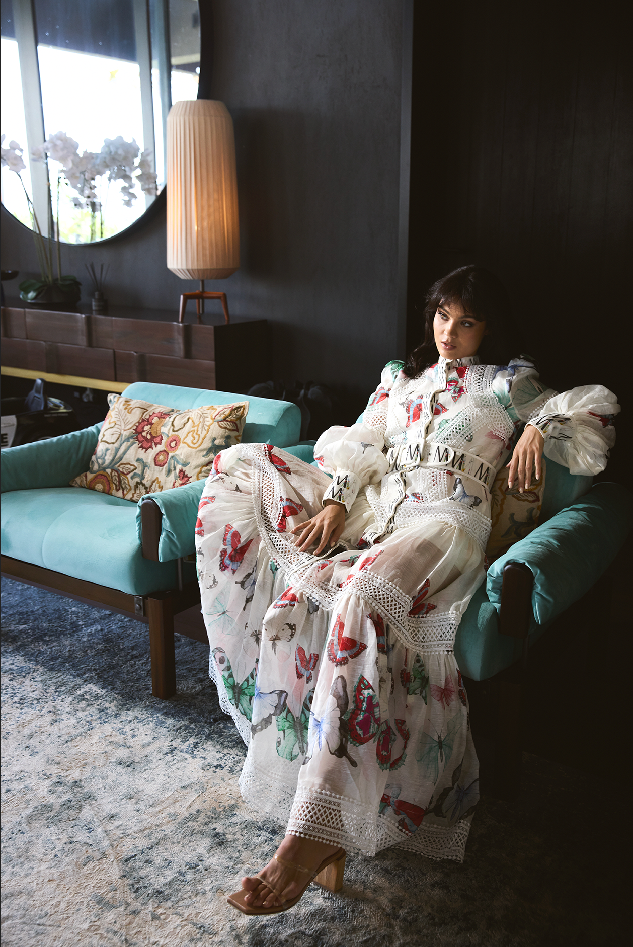 FADED BUTTERFLY MAXI