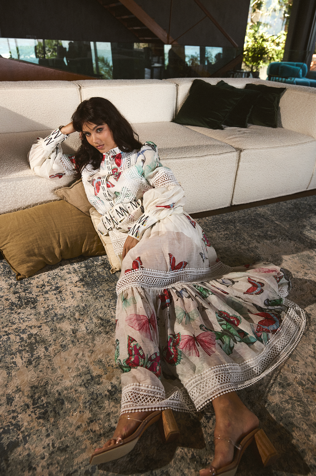 FADED BUTTERFLY MAXI