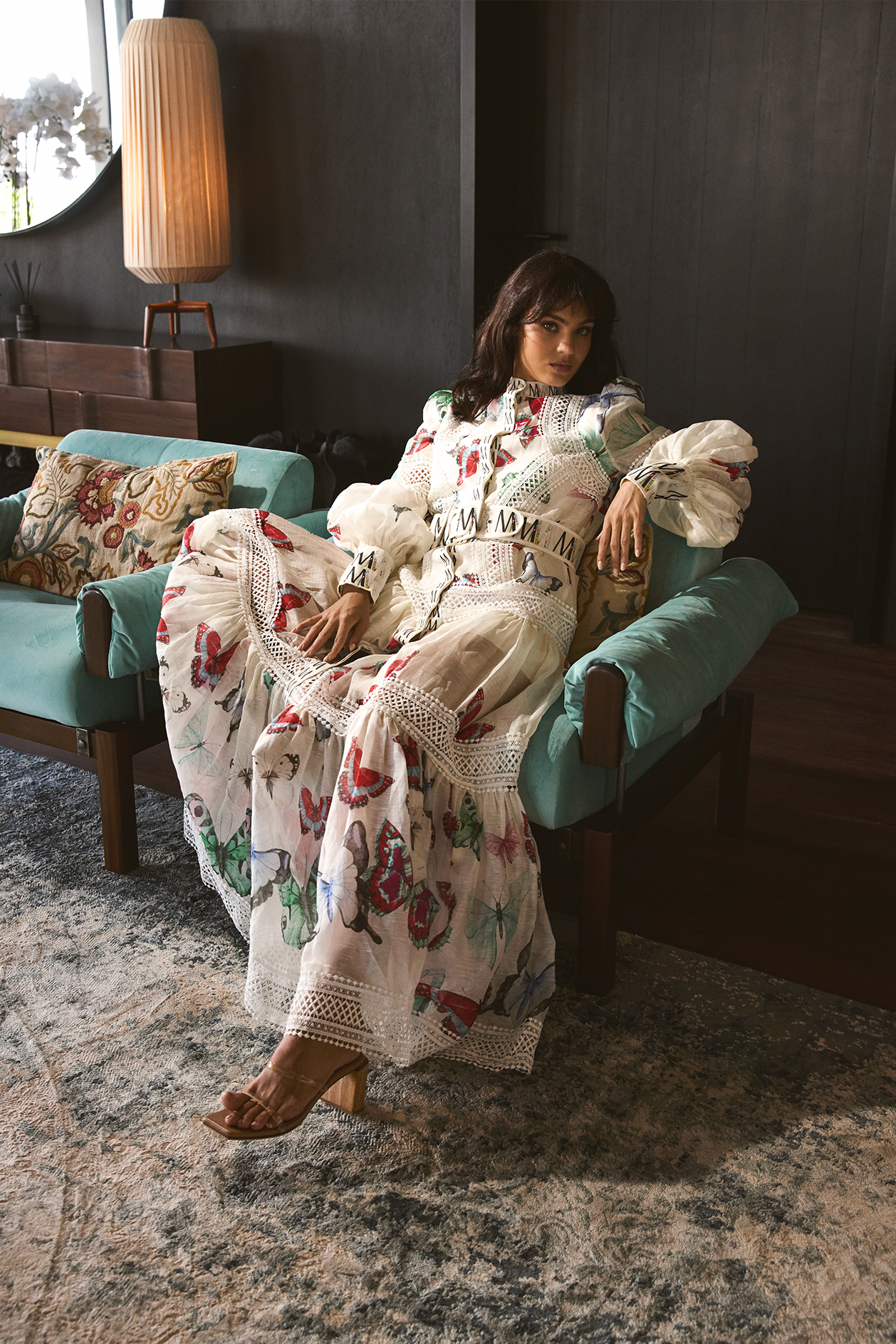 FADED BUTTERFLY MAXI