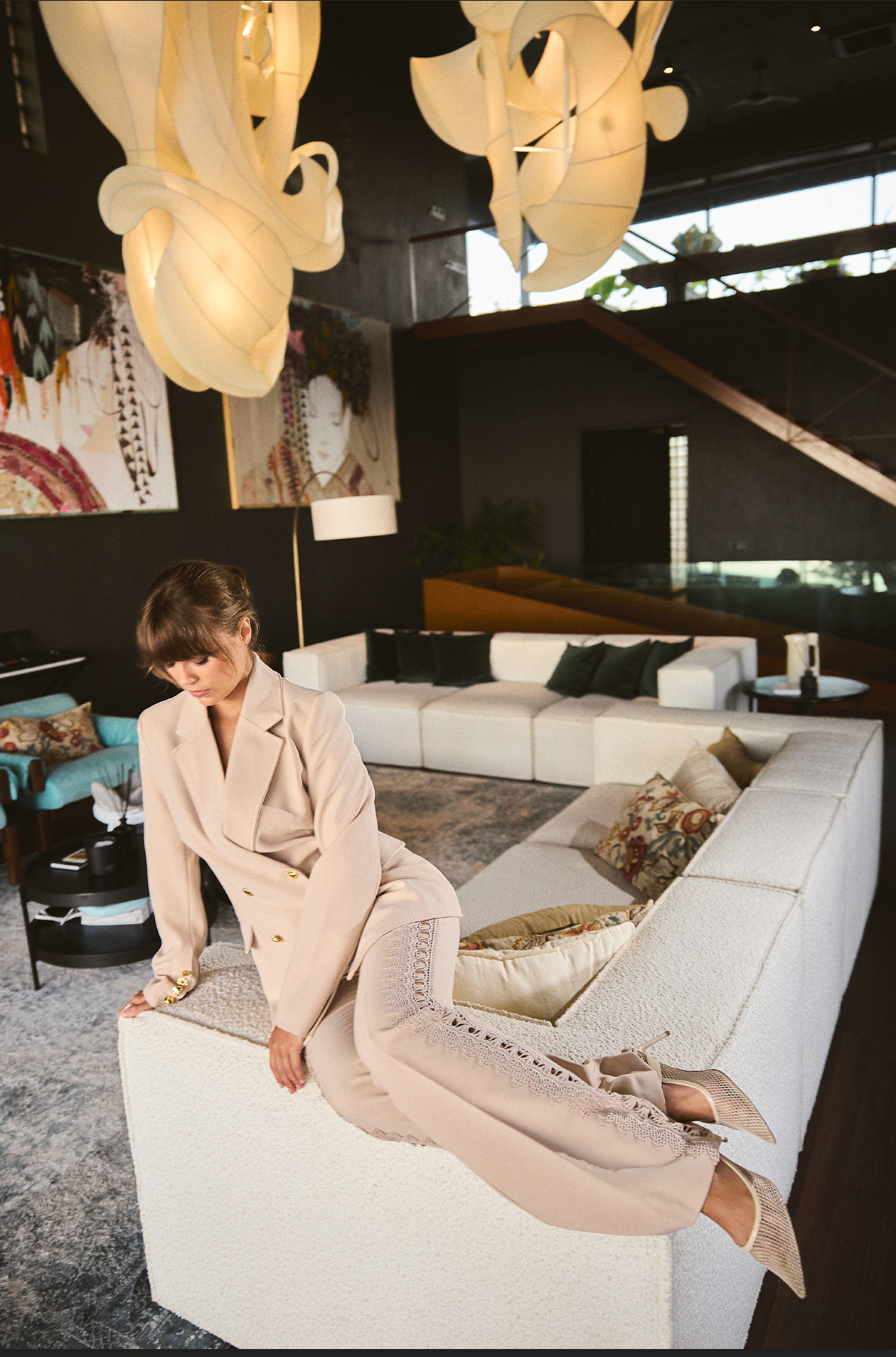 MOCHA LATTE SUIT JACKET