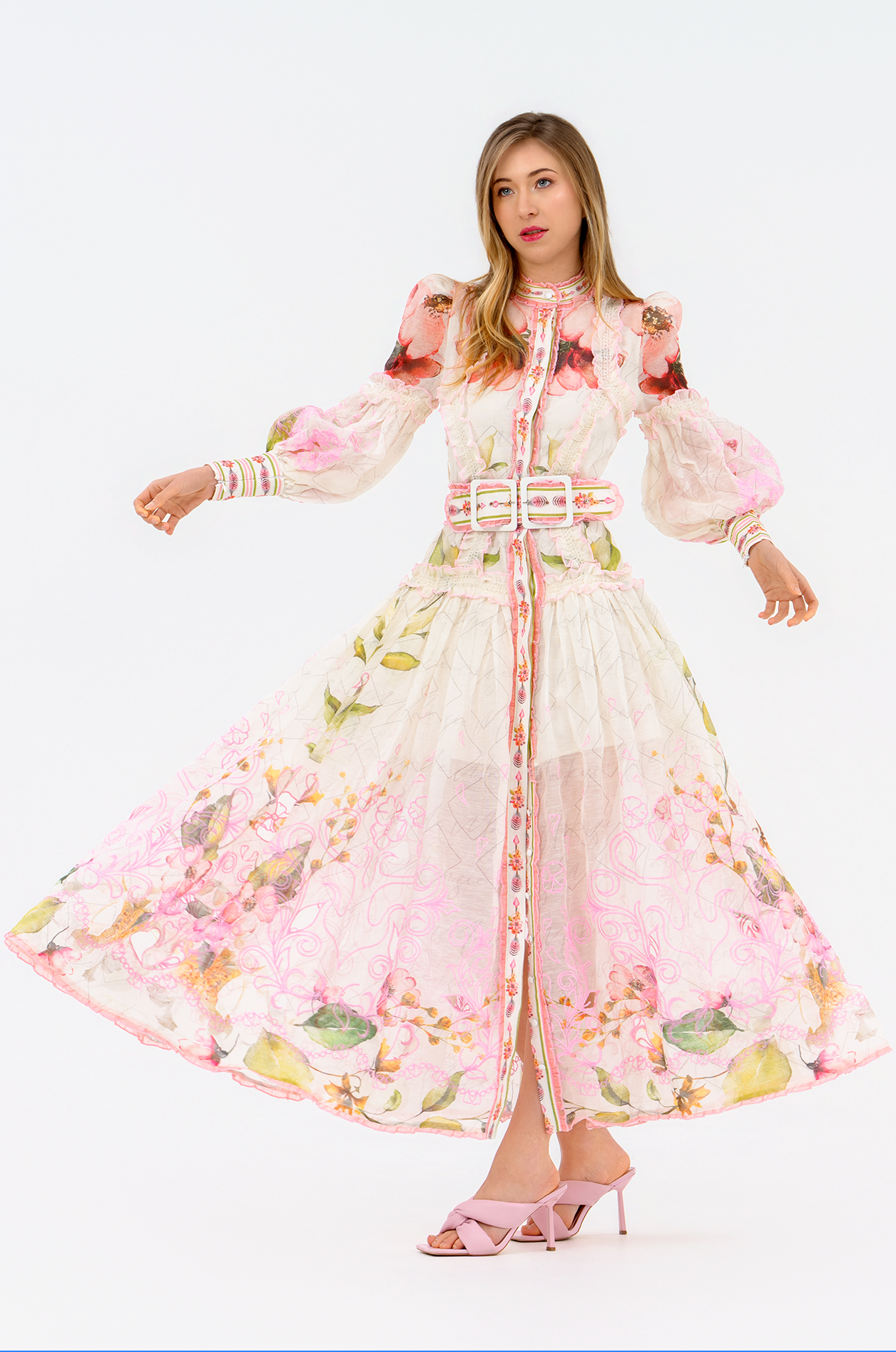 Peaches & Cream Maxi Dress