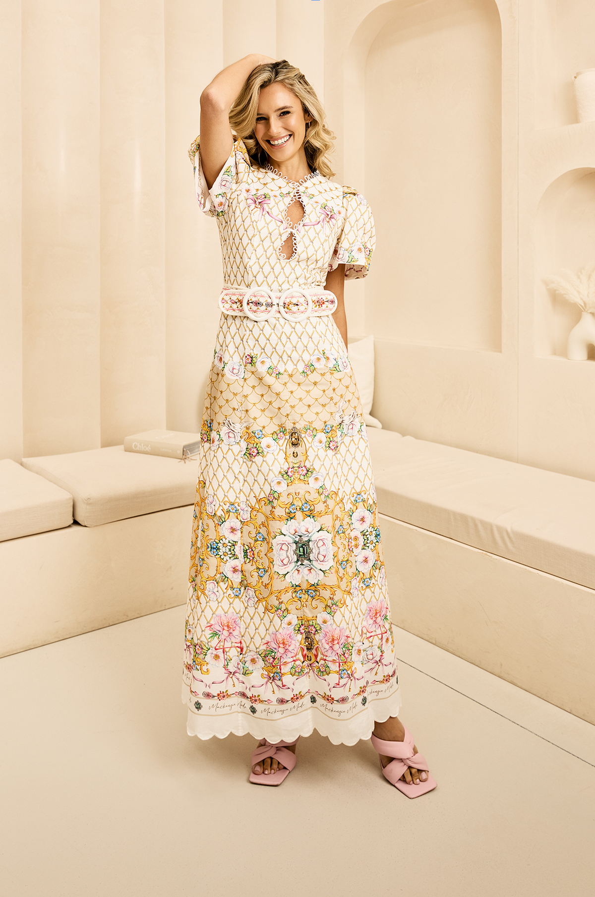 Milan Maxi – Pink Arrows