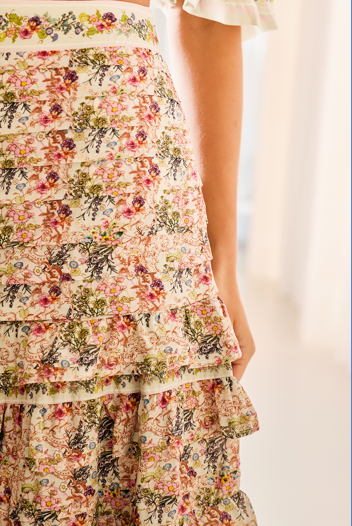 AMELIA MAXI SKIRT – FLOWER BUD