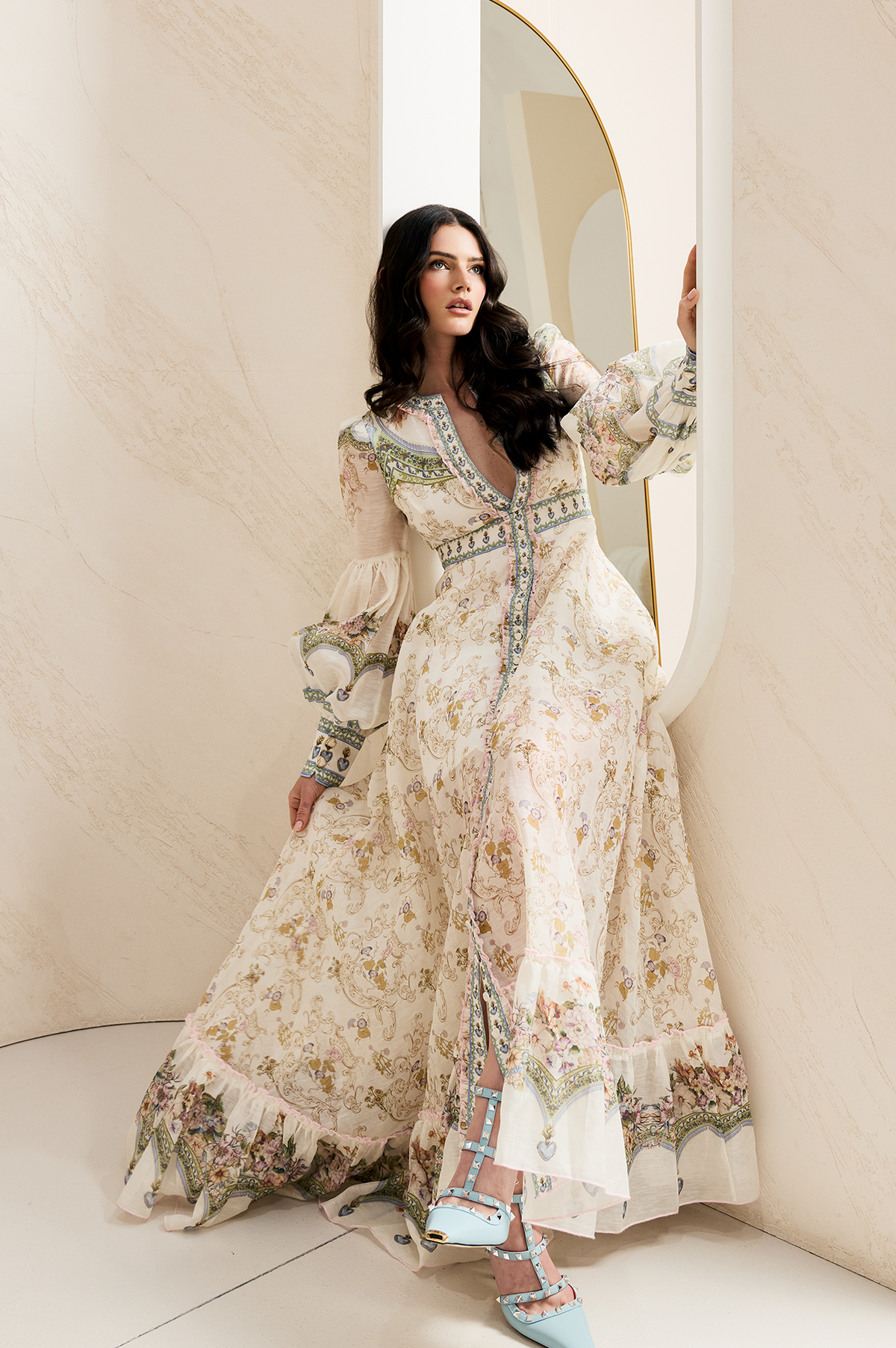 NATALIE MAXI – SILK LINEN