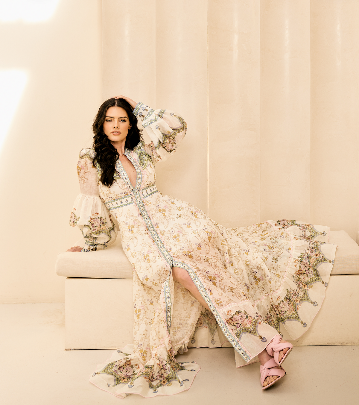 NATALIE MAXI – SILK LINEN