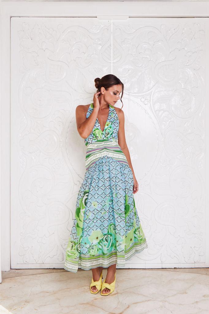 AMALFI COAST MAXI ~ MINT FLORAL