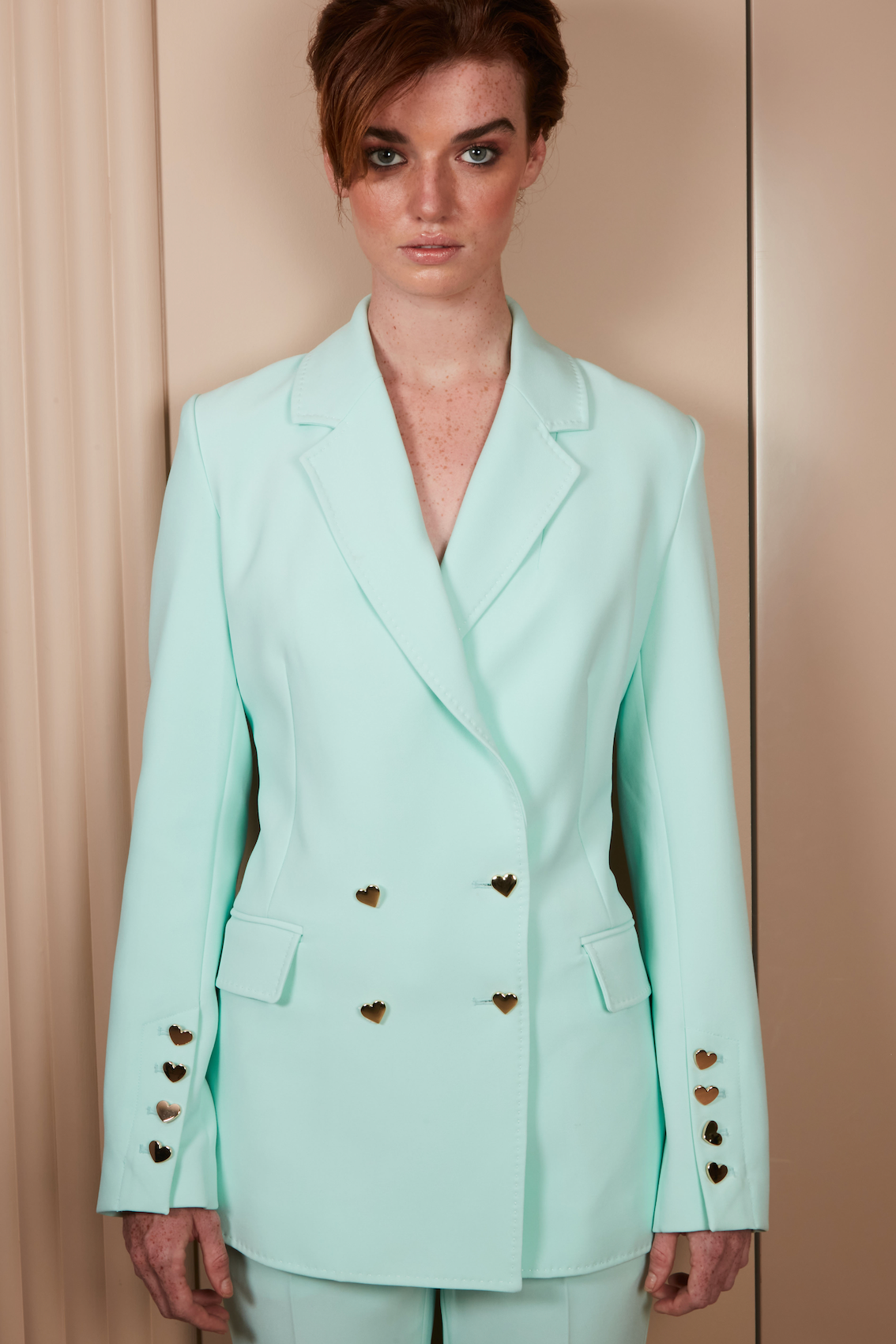 Golden Heart Suit Jacket - Mint