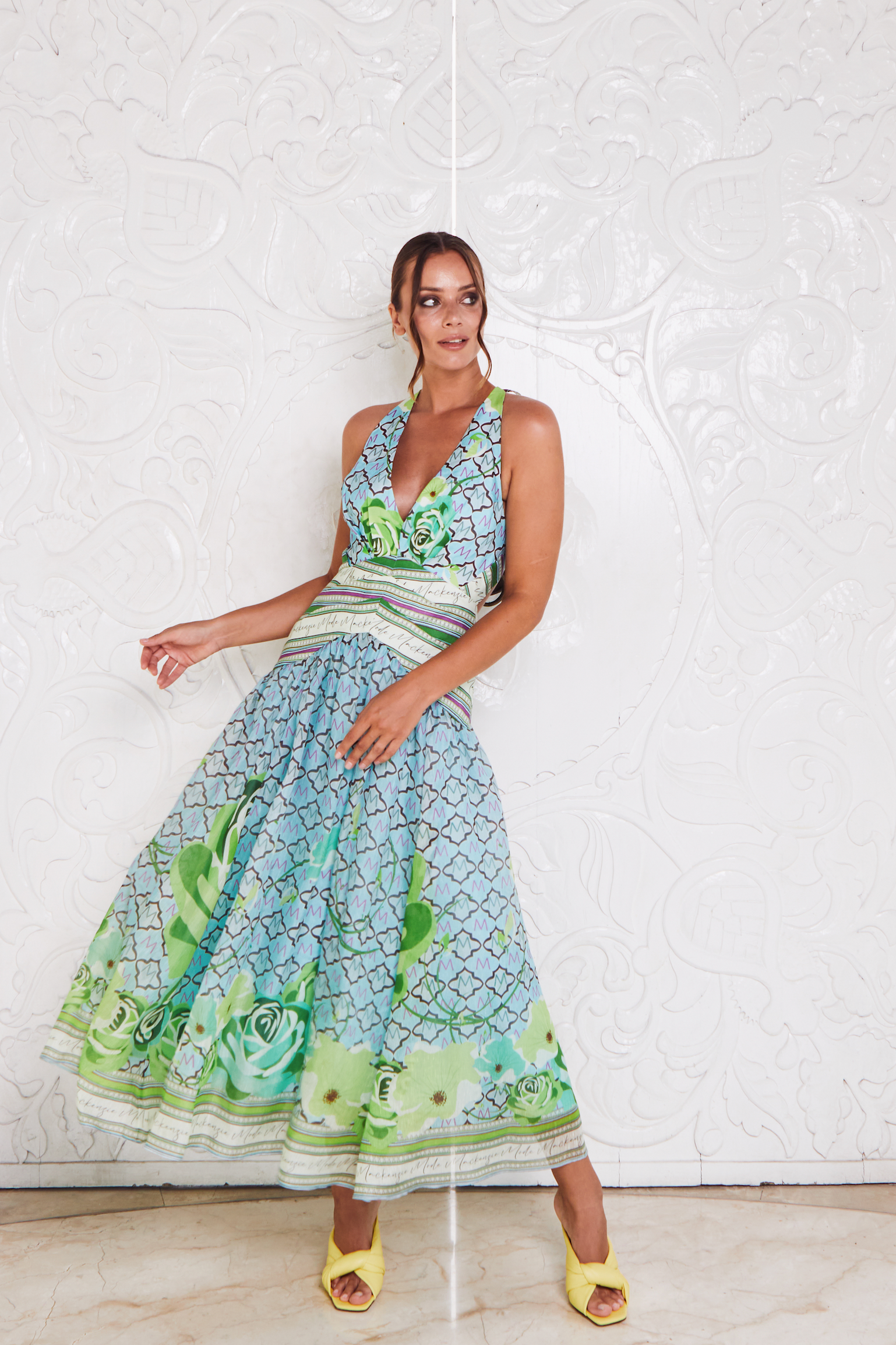 AMALFI COAST MAXI ~ MINT FLORAL