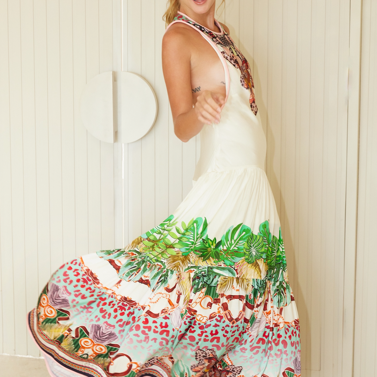 Green Leopard Maxi