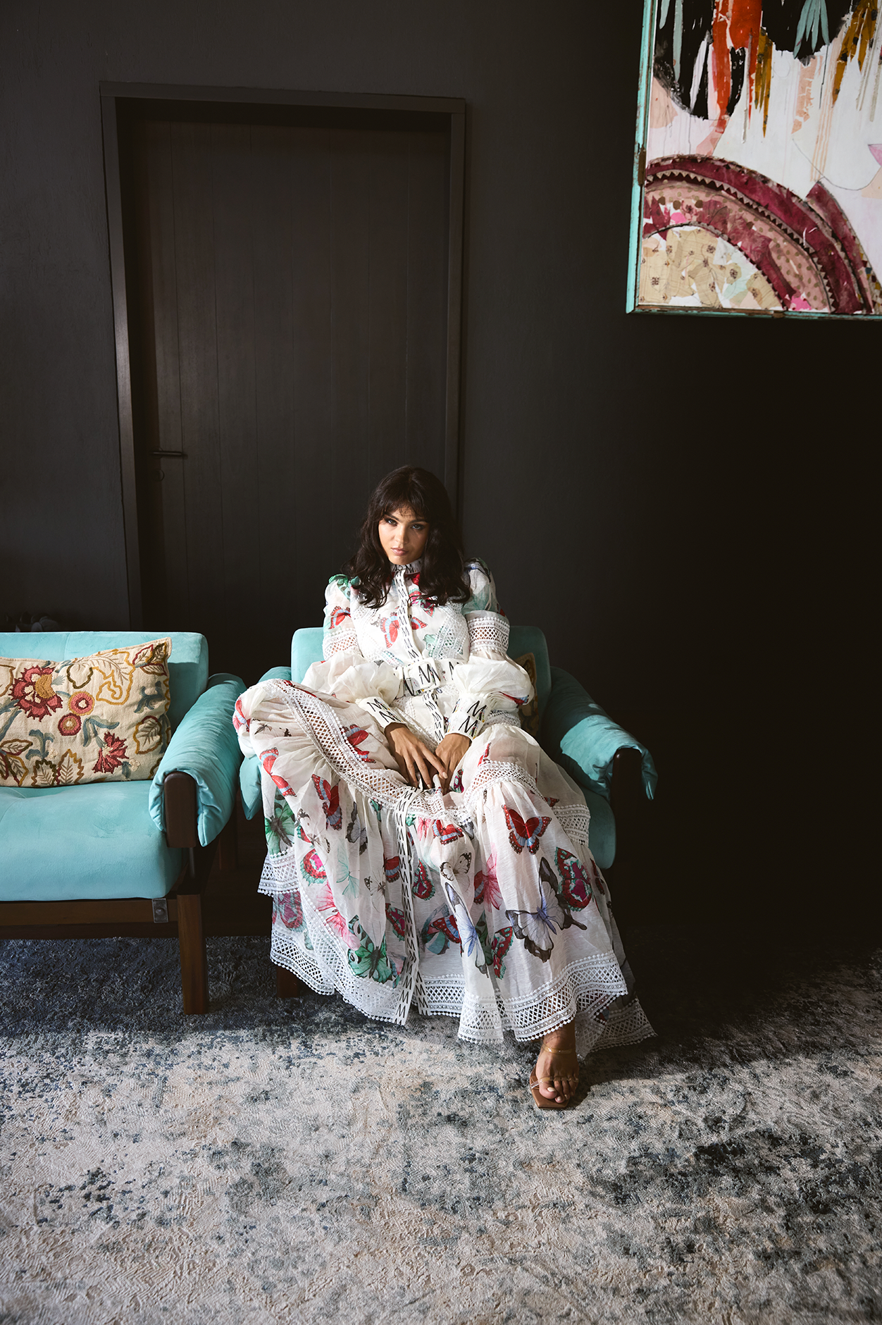FADED BUTTERFLY MAXI