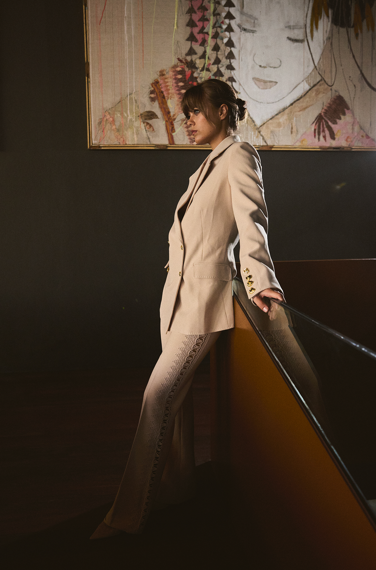 MOCHA LATTE SUIT JACKET
