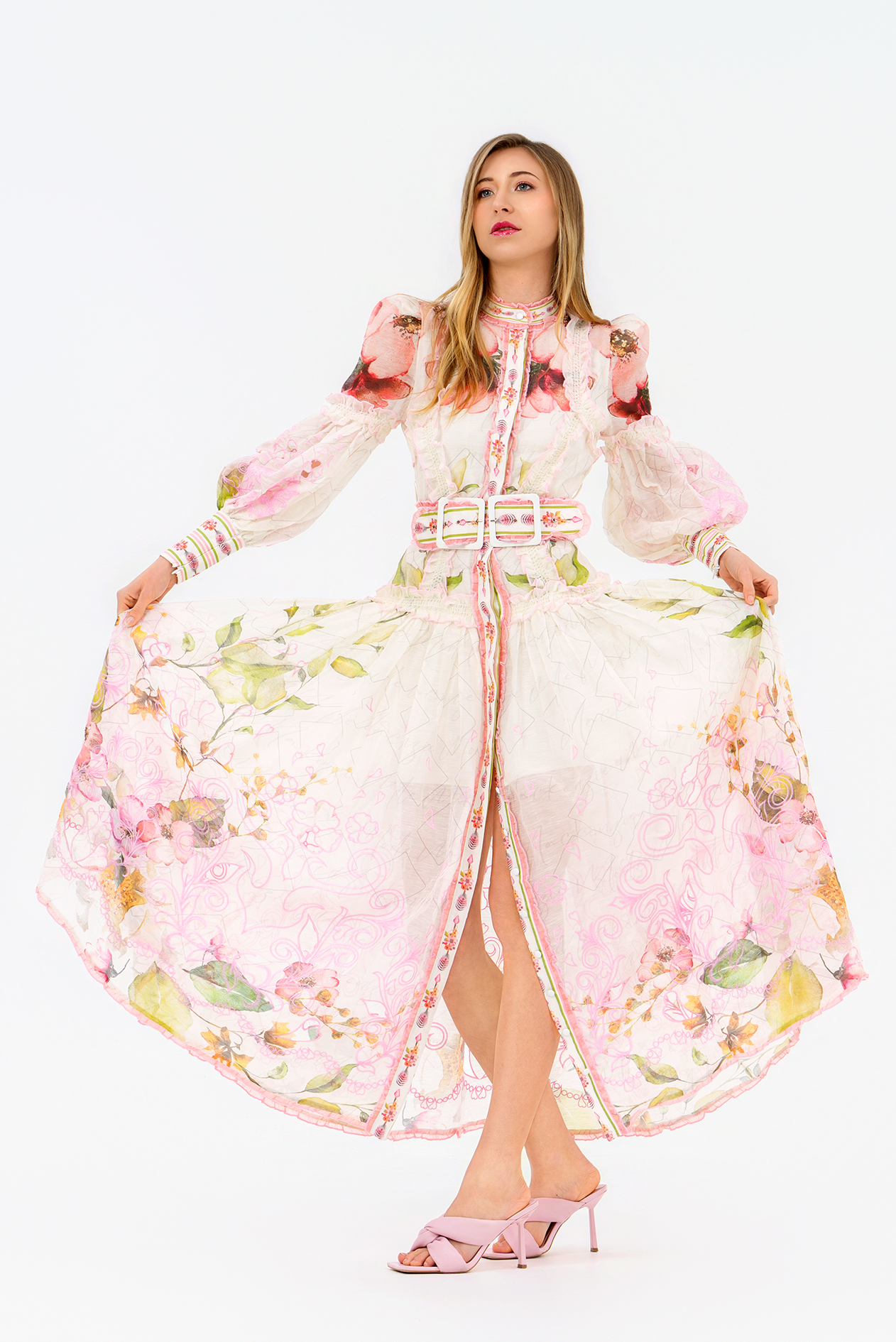 Peaches & Cream Maxi Dress
