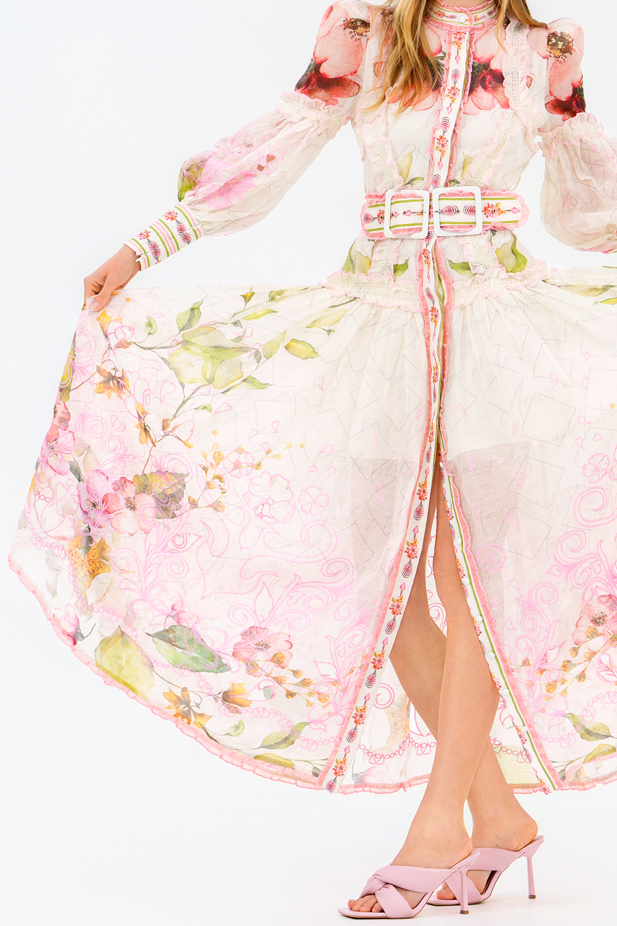 Peaches & Cream Maxi Dress