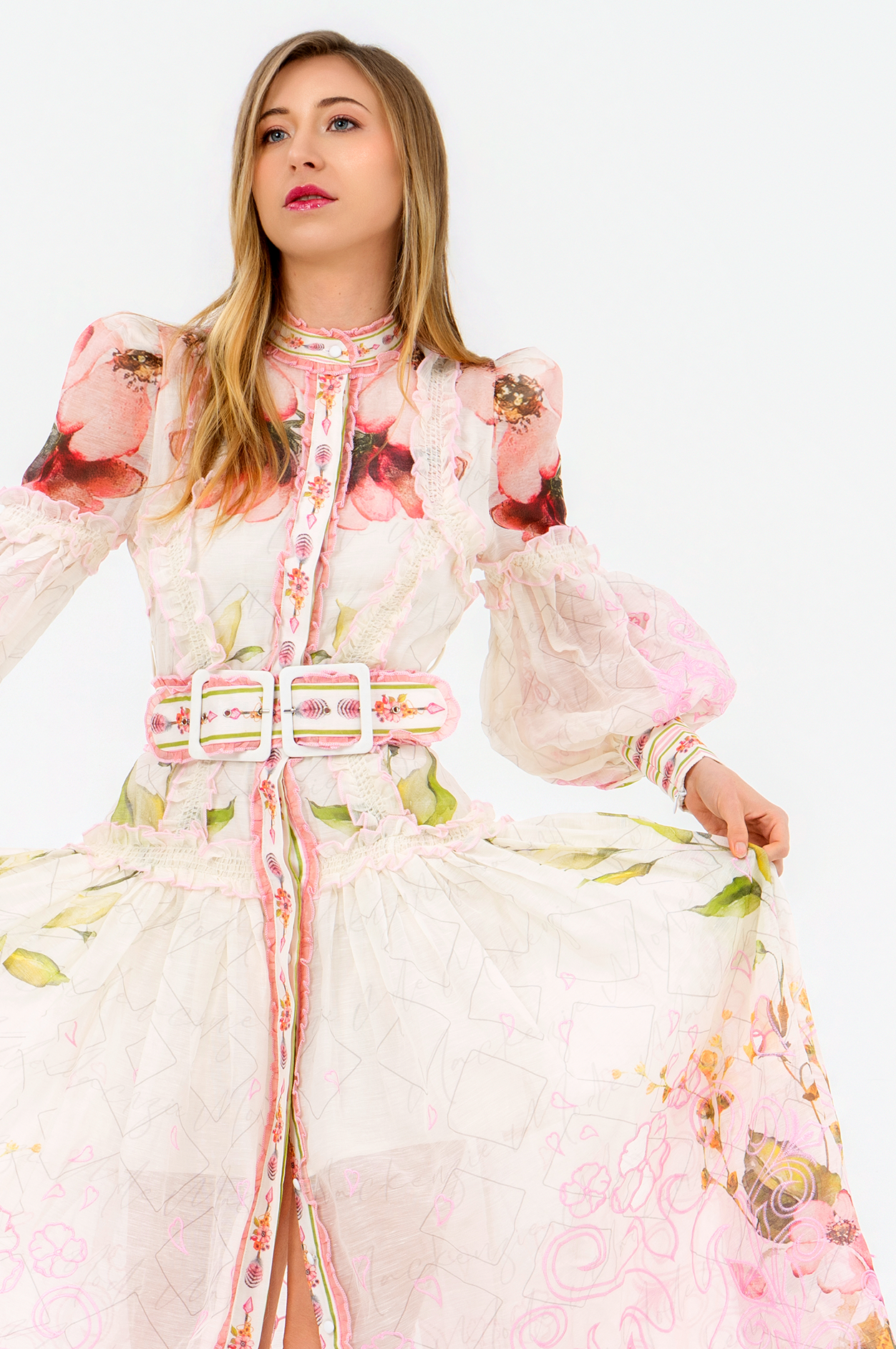 Peaches & Cream Maxi Dress