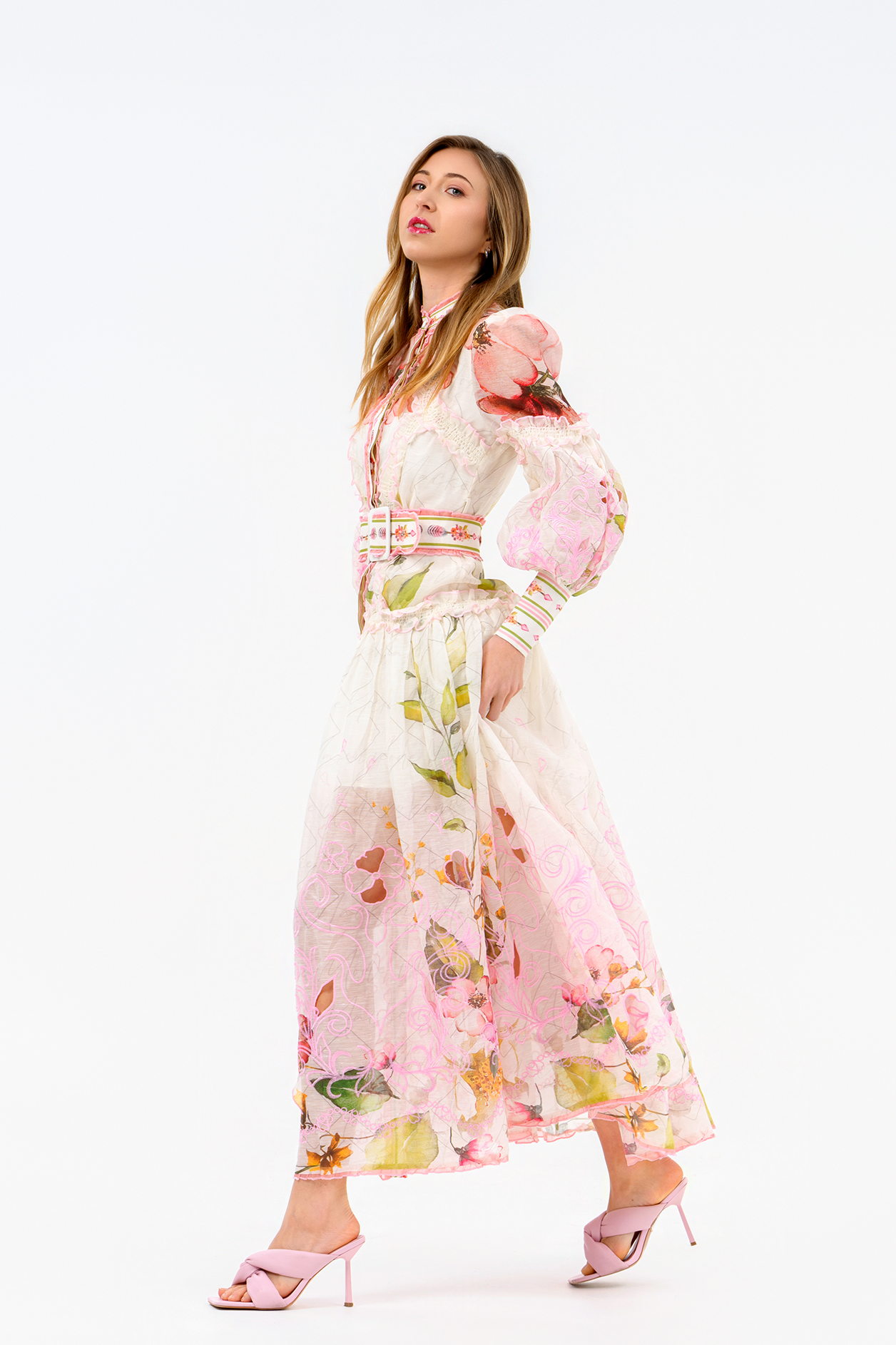 Peaches & Cream Maxi Dress