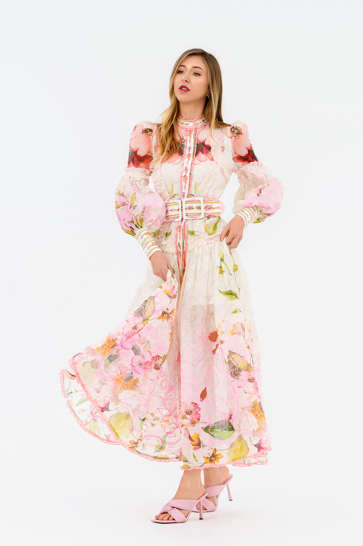 Peaches & Cream Maxi Dress
