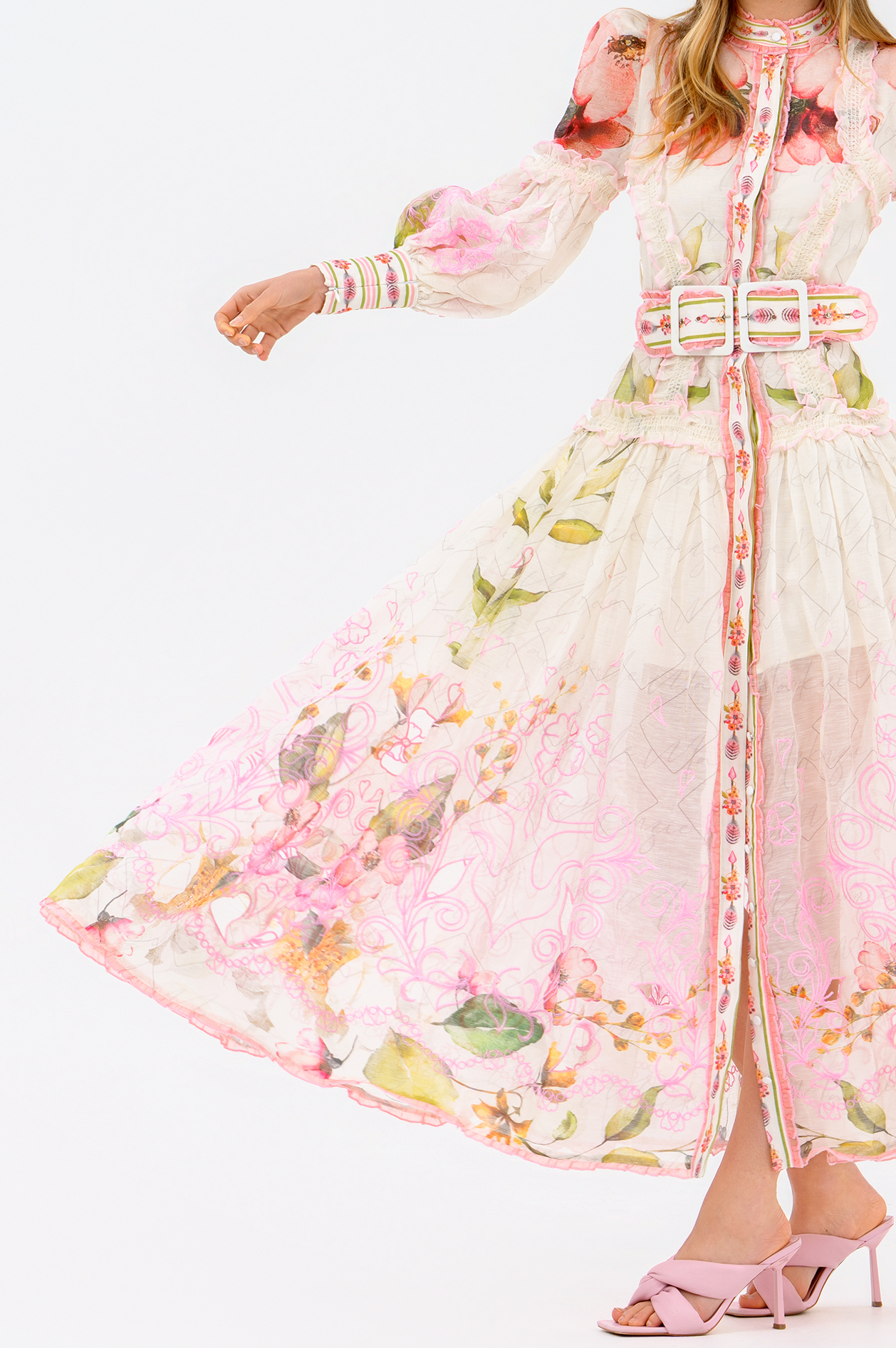 Peaches & Cream Maxi Dress
