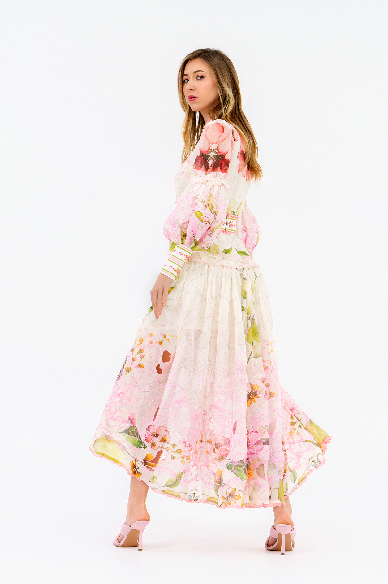 Peaches & Cream Maxi Dress