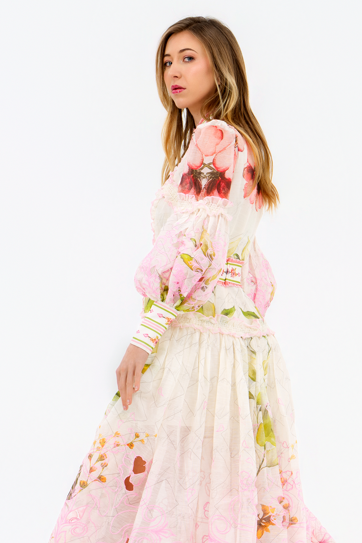 Peaches & Cream Maxi Dress