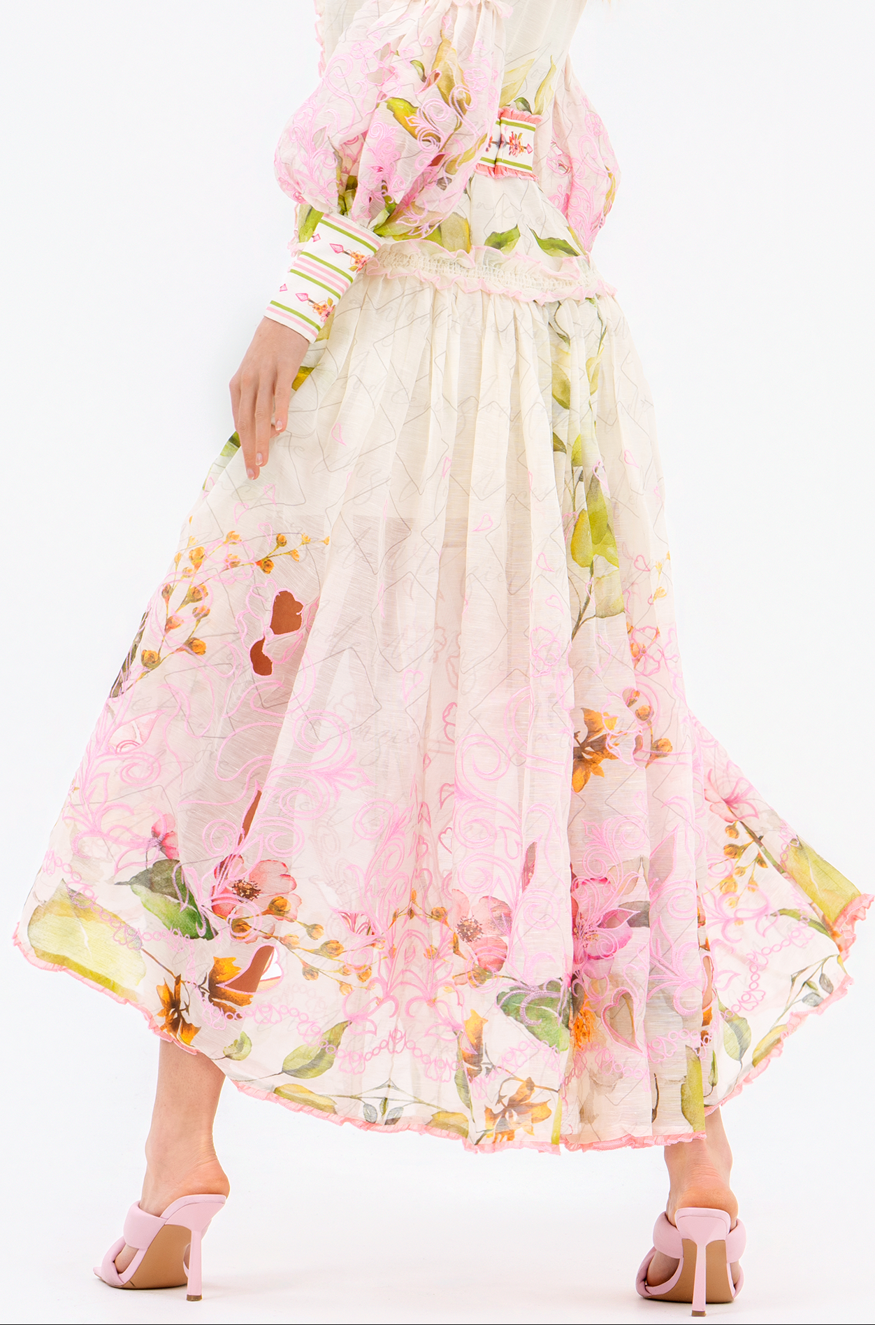 Peaches & Cream Maxi Dress