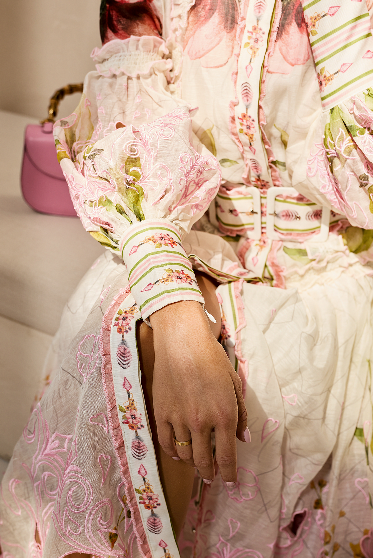 Peaches & Cream Maxi Dress