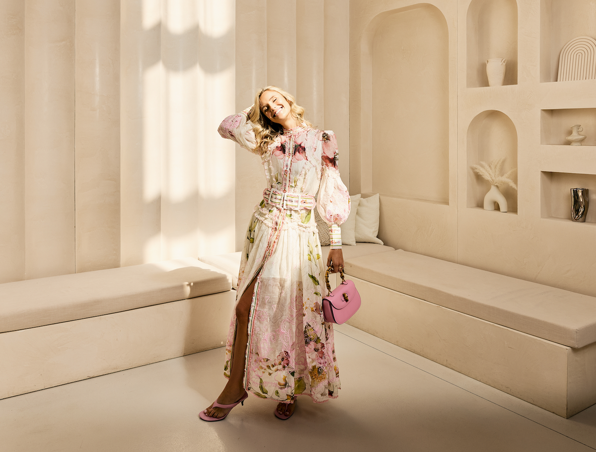 Peaches & Cream Maxi Dress