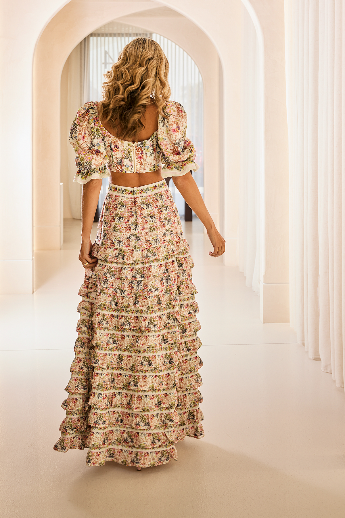 AMELIA MAXI SKIRT – FLOWER BUD